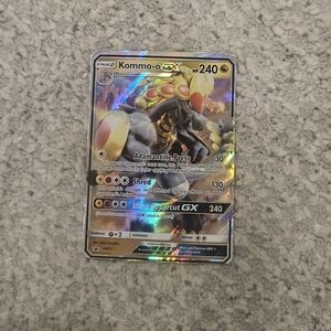 POKEMON TCG Card Kommo-O GX Holo Sun & Moon Promo Black Star SM71